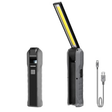 STARYNITE 4 modes usb rechargeable led handheld magnetic folding mini cob work light portable worklight in pocket